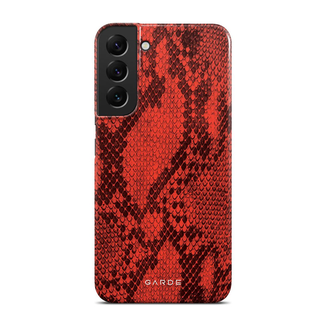 Python Red Samsung S22 Plus Back Cover - Custom Printed Phone Case by Garde