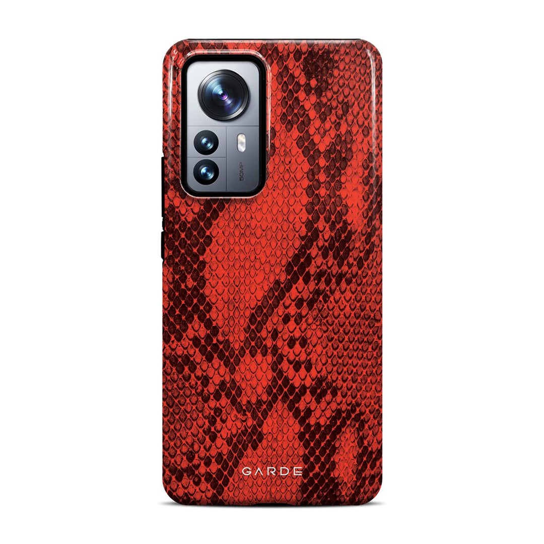 Python Red Xiaomi 12 Pro Back Cover - Custom Printed Phone Case by Garde