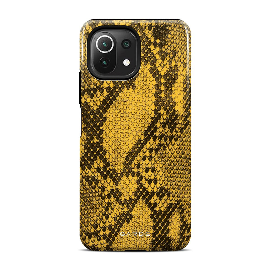 Python Yellow Xiaomi Mi 11 Lite Back Cover - Custom Printed Phone Case by Garde