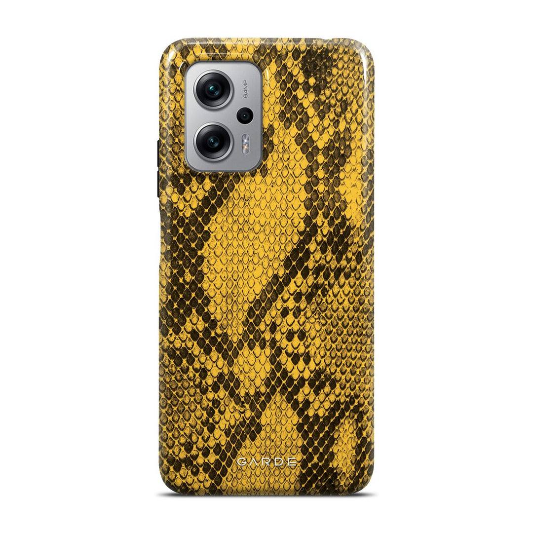 Python Yellow Redmi Note 11T Pro 5G Back Cover - Custom Printed Phone Case by Garde
