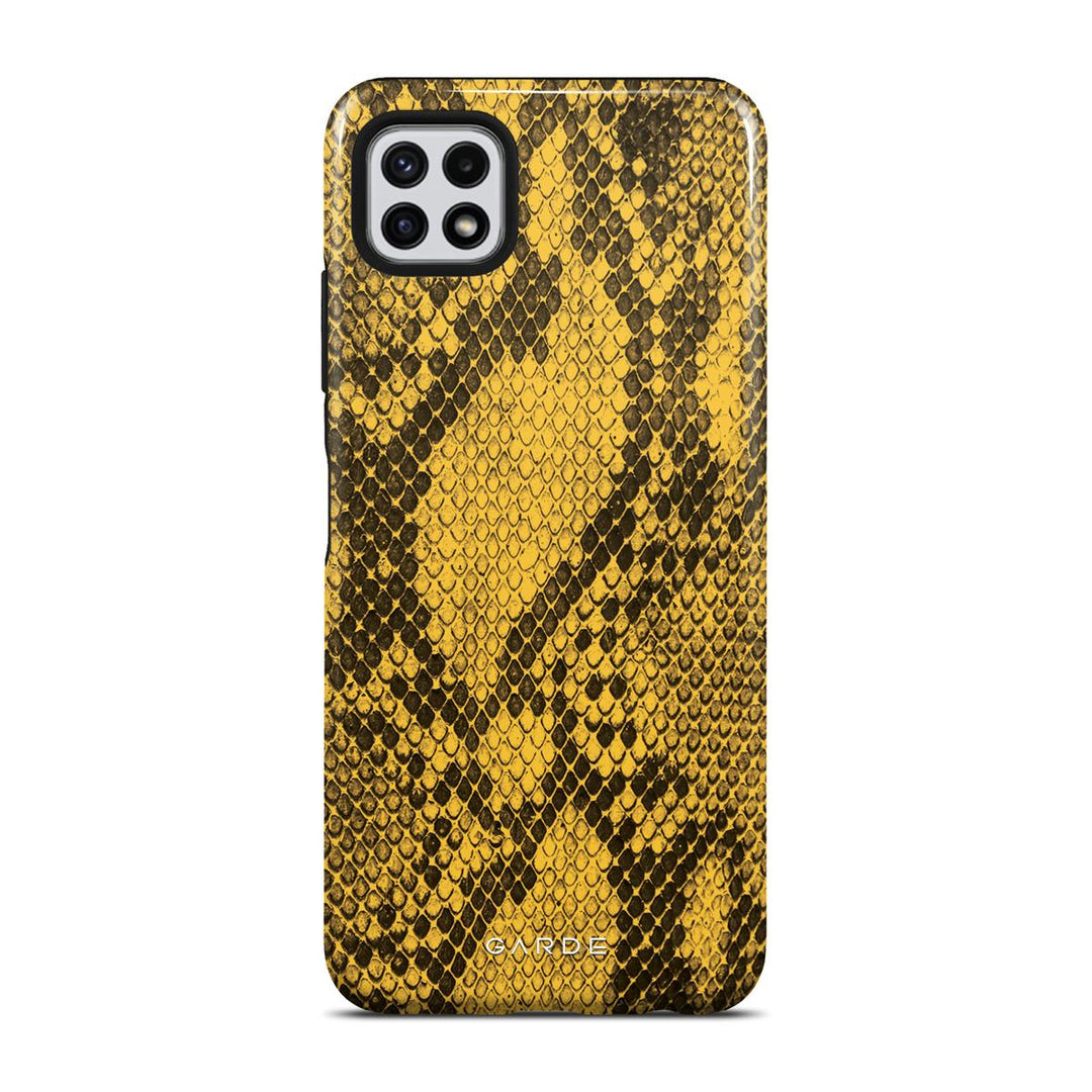 Python Yellow Samsung A22 5G Back Cover - Custom Printed Phone Case by Garde
