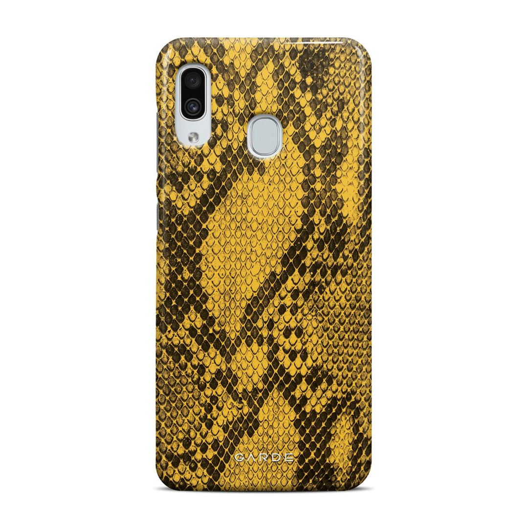 Python Yellow Samsung A30 / A20 Back Cover - Custom Printed Phone Case by Garde