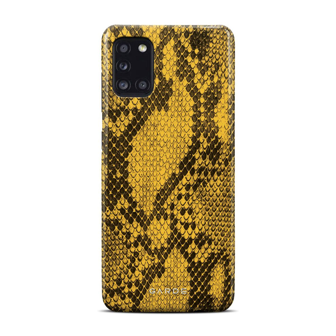 Python Yellow Samsung A31 5G Back Cover - Custom Printed Phone Case by Garde