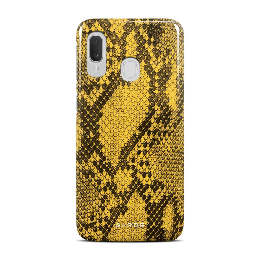 Python Yellow Samsung A40 Back Cover - Custom Printed Phone Case by Garde