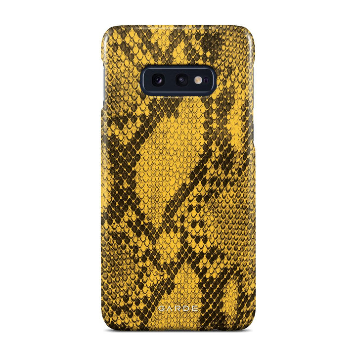 Python Yellow Samsung S10 E Back Cover - Custom Printed Phone Case by Garde