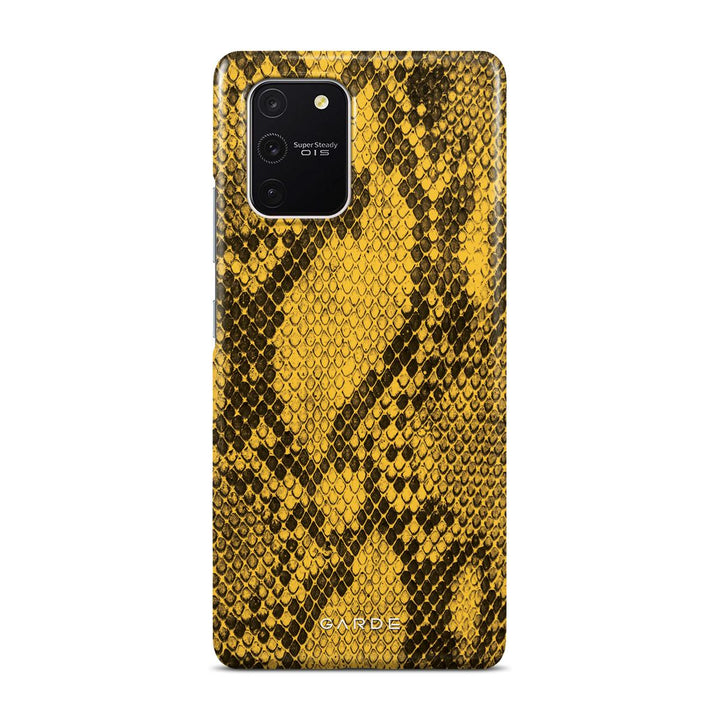 Python Yellow Samsung S10 Lite Back Cover - Custom Printed Phone Case by Garde