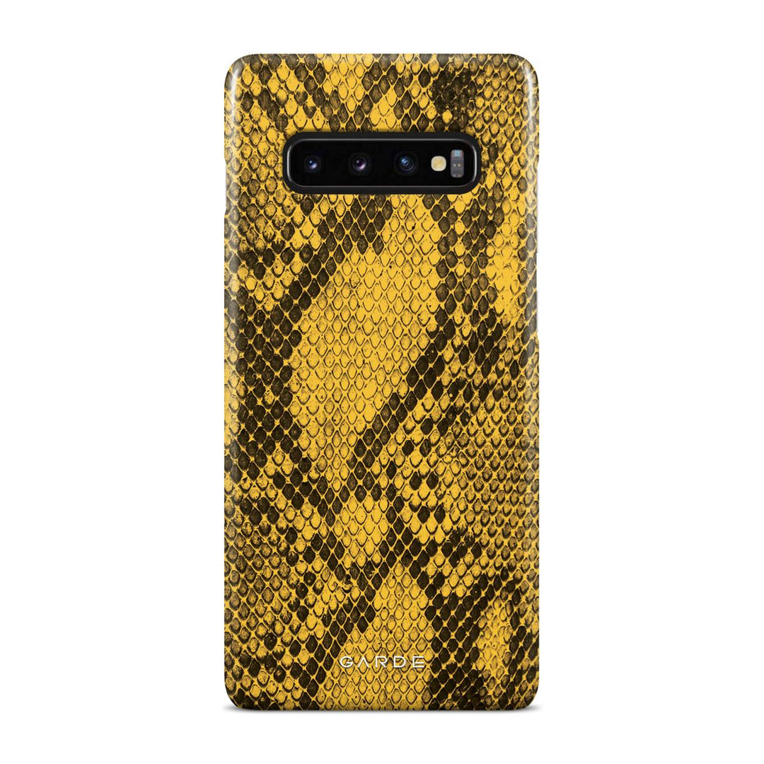 Python Yellow Samsung S10 Plus Back Cover - Custom Printed Phone Case by Garde