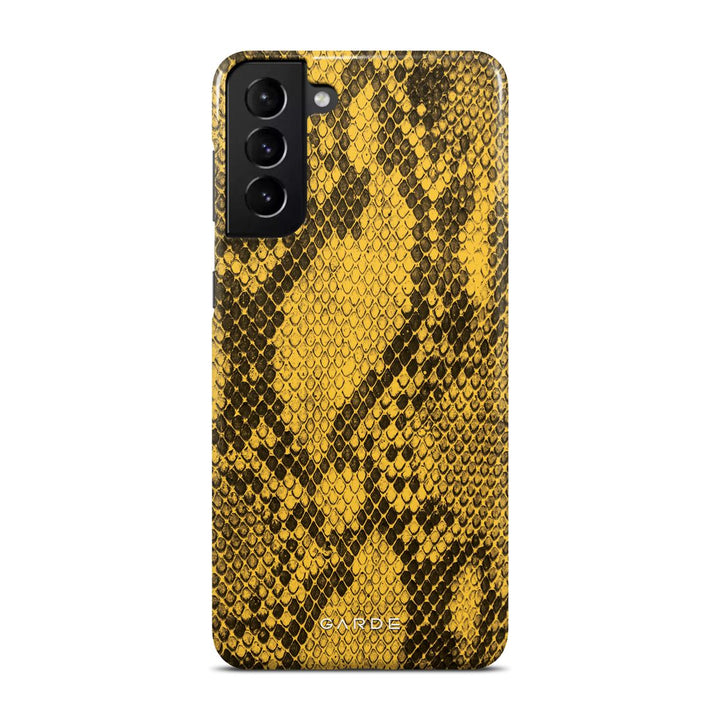 Python Yellow Samsung S21 Plus Back Cover - Custom Printed Phone Case by Garde