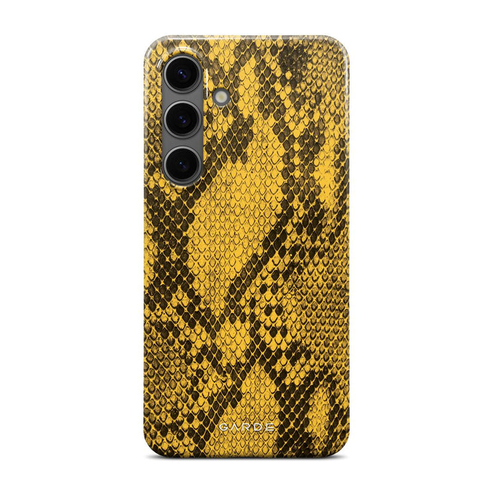 Python Yellow Samsung S24 Back Cover - Custom Printed Phone Case by Garde