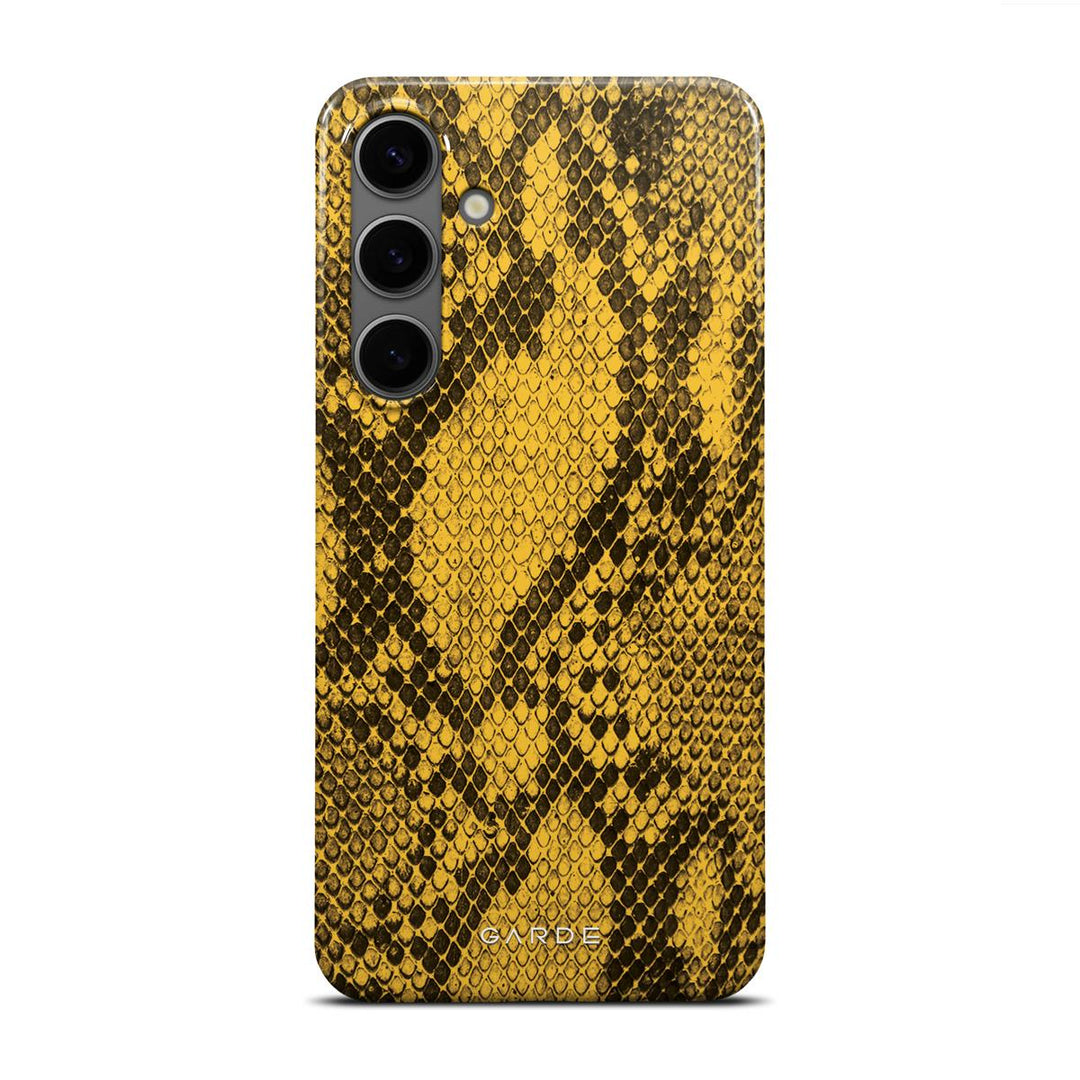 Python Yellow Samsung S24 Plus Back Cover - Custom Printed Phone Case by Garde