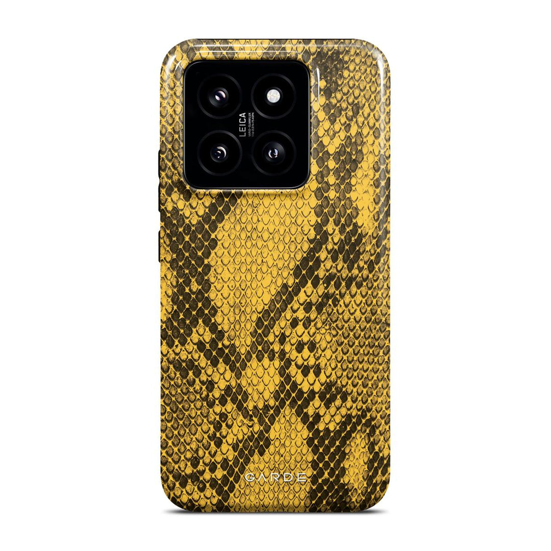 Python Yellow Xiaomi 14 Back Cover - Custom Printed Phone Case by Garde