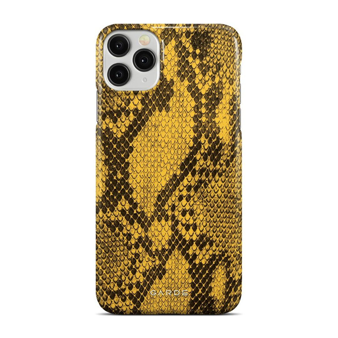 Python Yellow iPhone 11 Pro Max Back Cover - Custom Printed Phone Case by Garde