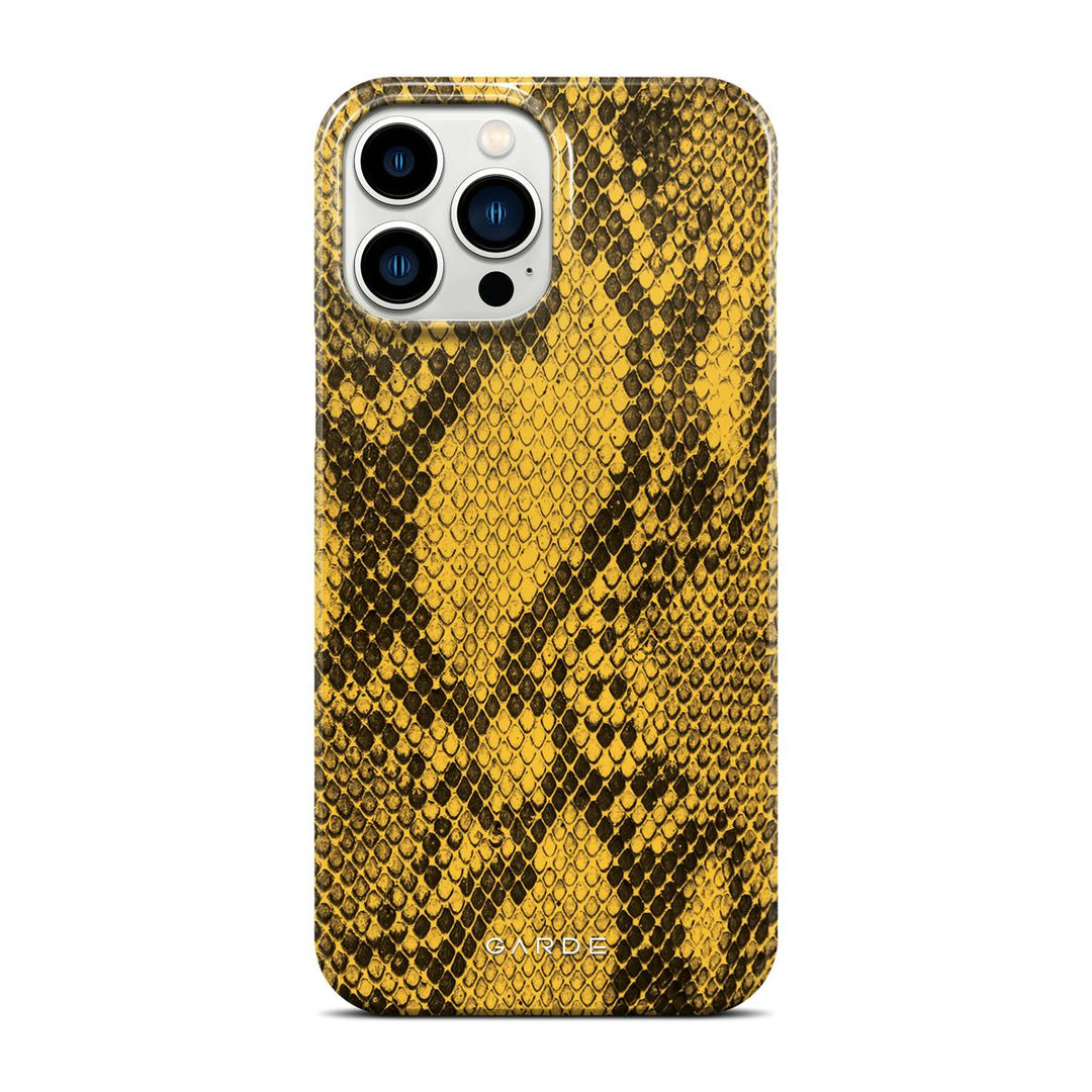 Python Yellow iPhone 13 Pro Max Back Cover - Custom Printed Phone Case by Garde