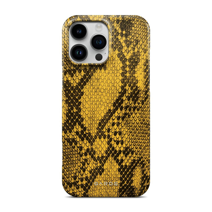 Python Yellow iPhone 16 Pro Max Back Cover - Custom Printed Phone Case by Garde