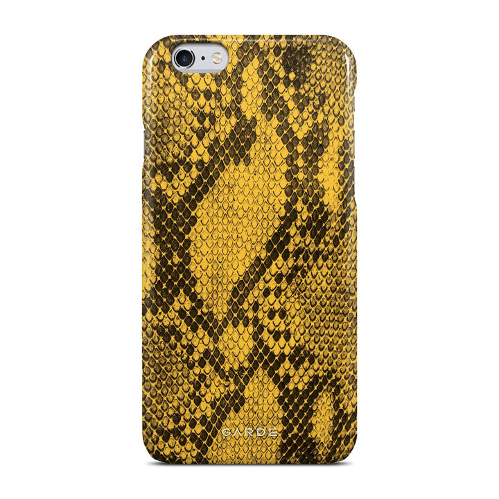 Python Yellow iPhone 6 / 6s Back Cover - Custom Printed Phone Case by Garde