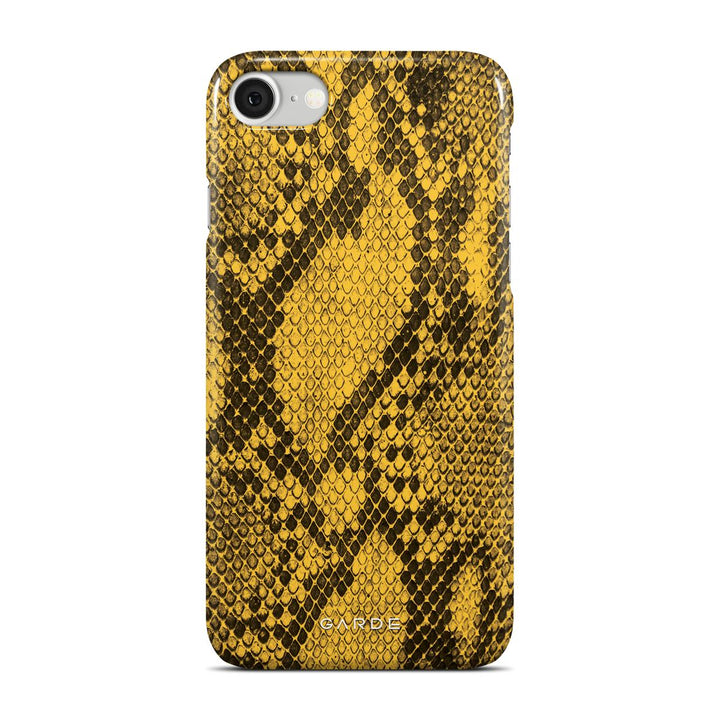 Python Yellow iPhone SE 2020 / 2022 Back Cover - Custom Printed Phone Case by Garde