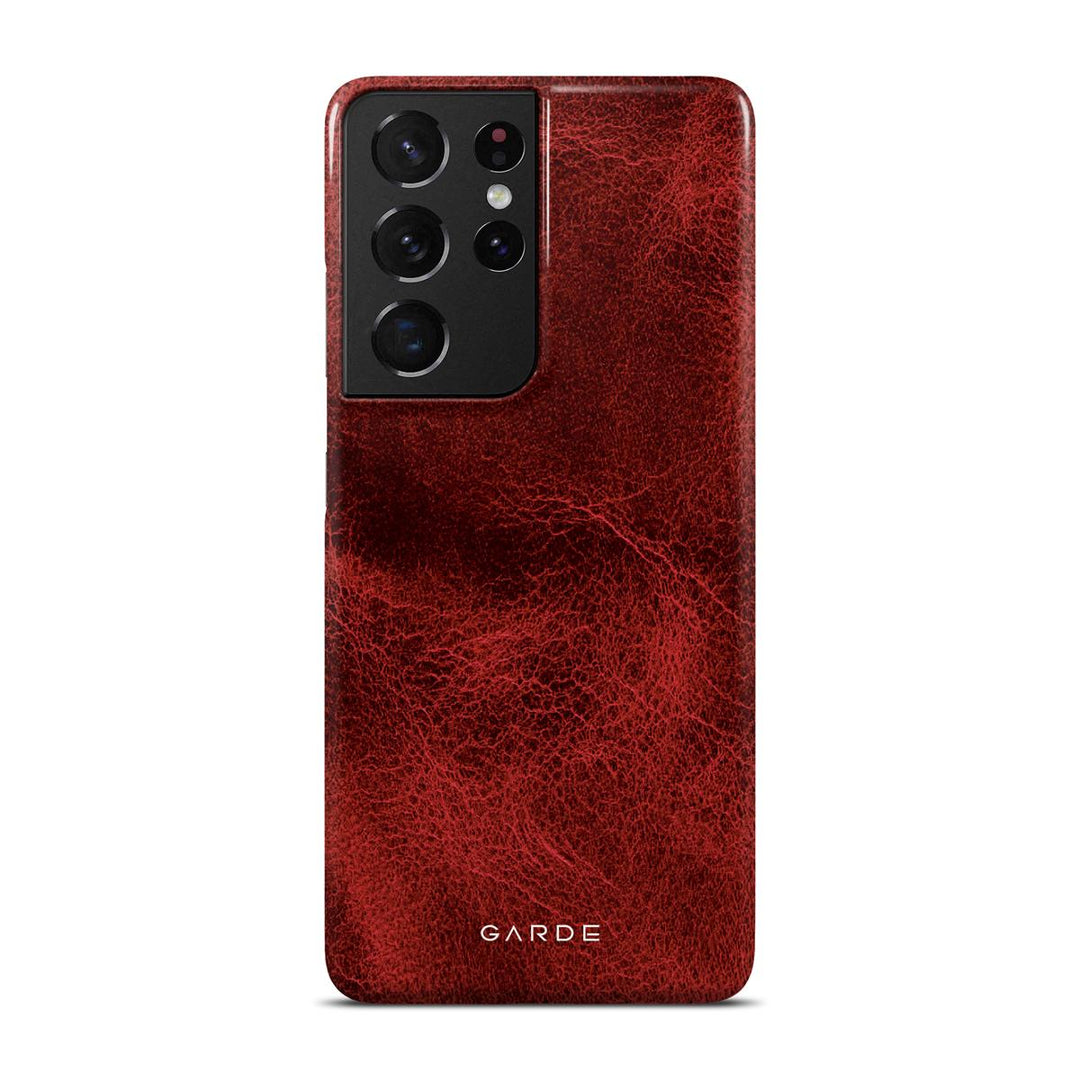 Red Poison Samsung S21 Ultra Back Cover - Custom Printed Phone Case by Garde