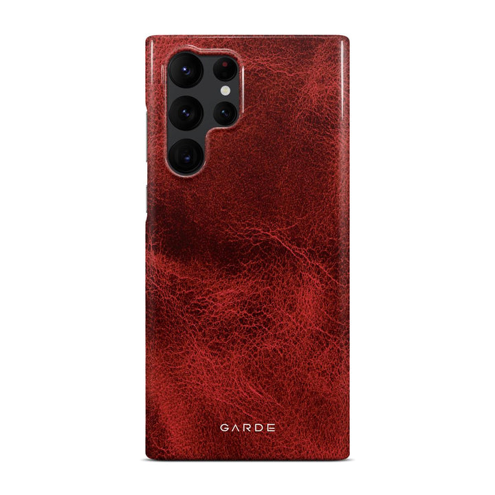Red Poison Samsung S22 Ultra Back Cover - Custom Printed Phone Case by Garde