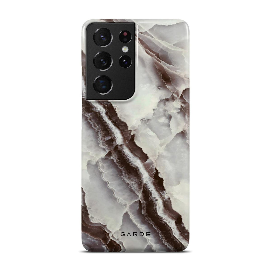 Smokey Stone Samsung S21 Ultra Back Cover - Custom Printed Phone Case by Garde