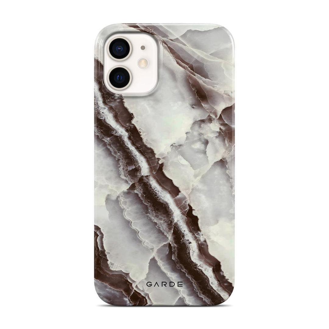 Smokey Stone iPhone 12 Mini Back Cover - Custom Printed Phone Case by Garde