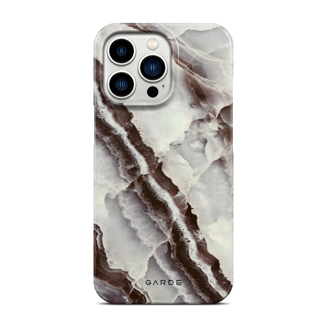 Smokey Stone iPhone 13 Pro Back Cover - Custom Printed Phone Case by Garde