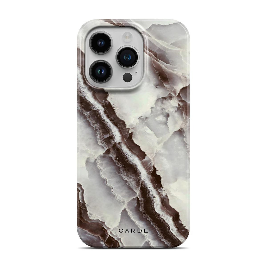 Smokey Stone iPhone 14 Pro Back Cover - Custom Printed Phone Case by Garde