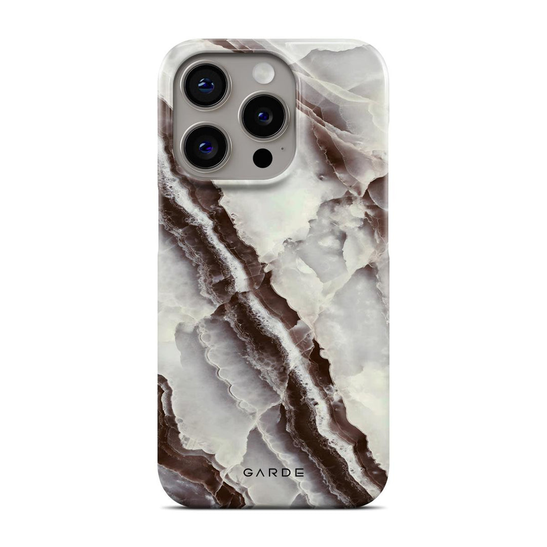 Smokey Stone iPhone 15 Pro Back Cover - Custom Printed Phone Case by Garde