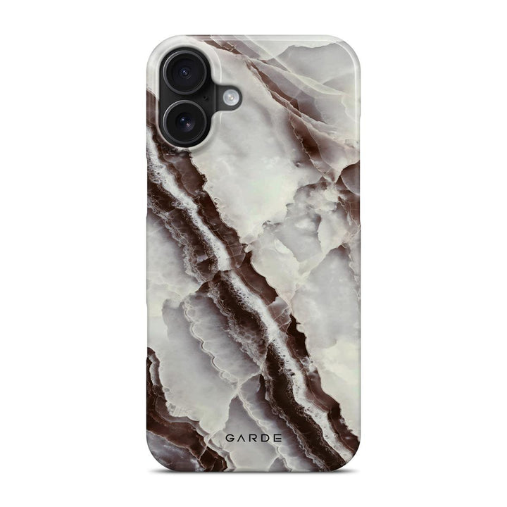 Smokey Stone iPhone 16 Plus Back Cover - Custom Printed Phone Case by Garde