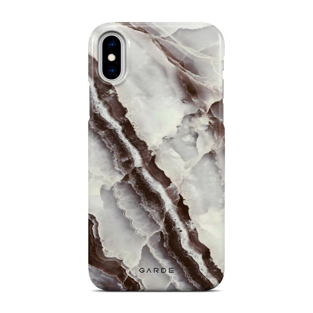 Smokey Stone iPhone X / Xs Back Cover - Custom Printed Phone Case by Garde
