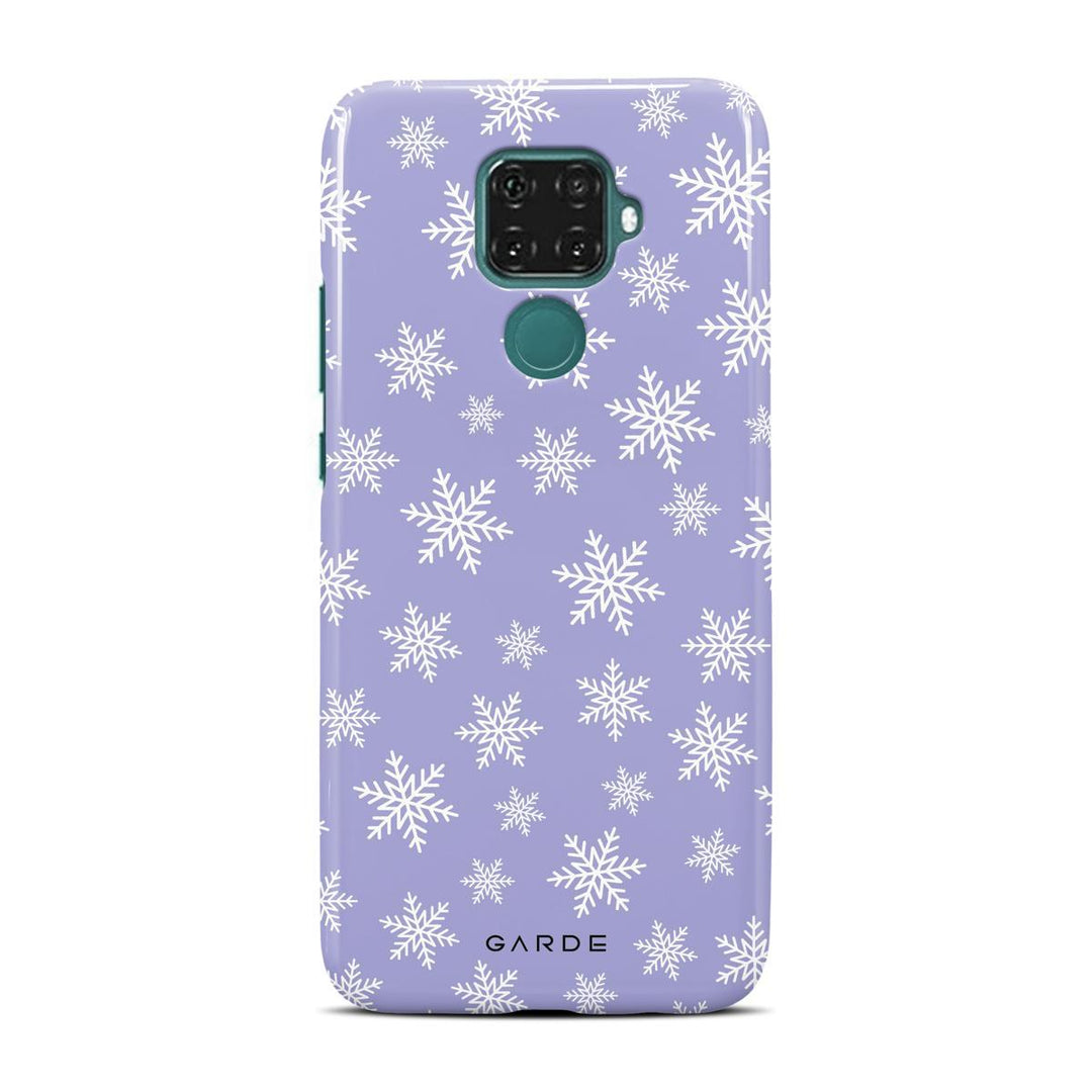 Snowflakes Huawei Mate 30 Lite Back Cover - Custom Printed Phone Case by Garde