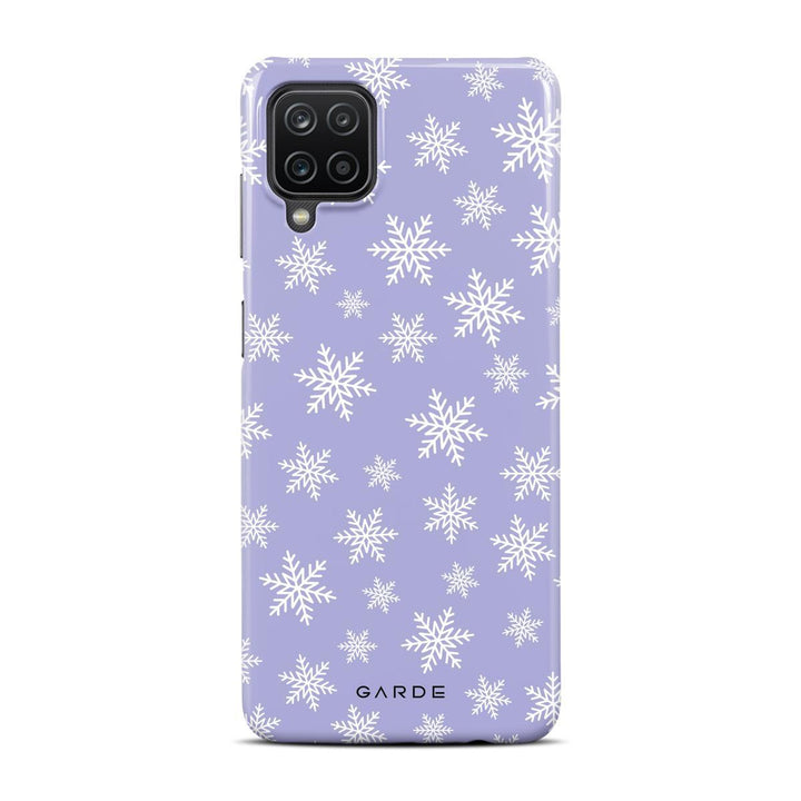 Snowflakes Samsung A12 Back Cover - Custom Printed Phone Case by Garde