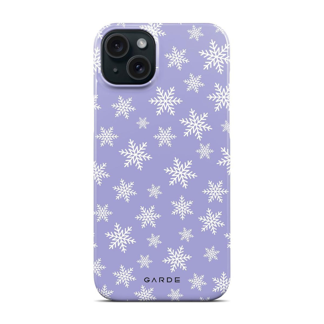 Snowflakes iPhone 15 Plus Back Cover - Custom Printed Phone Case by Garde
