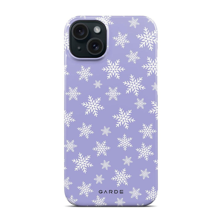 Snowflakes iPhone 15 Plus Back Cover - Custom Printed Phone Case by Garde