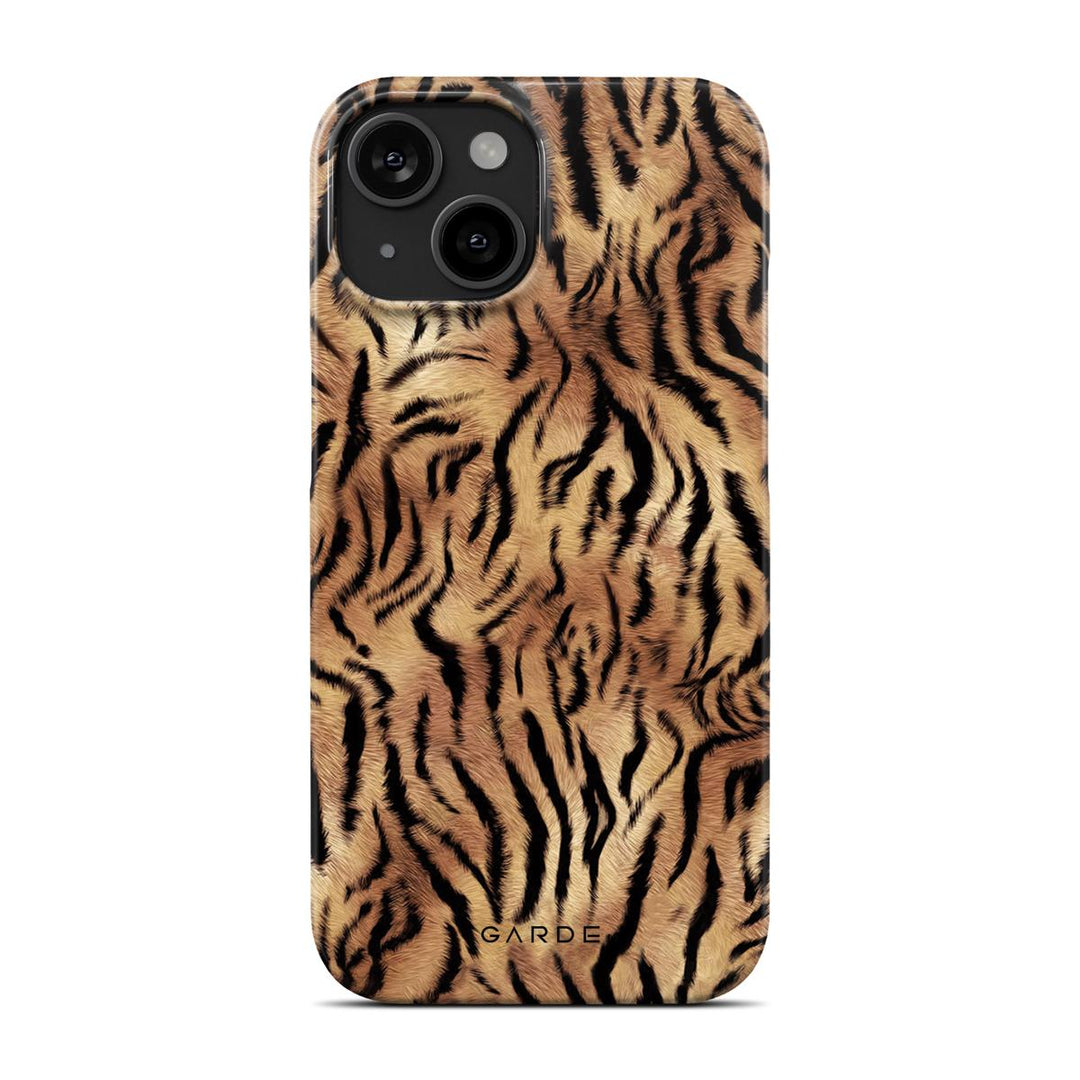 Tiger Fur iPhone 15 Back Cover - Custom Printed Phone Case by Garde