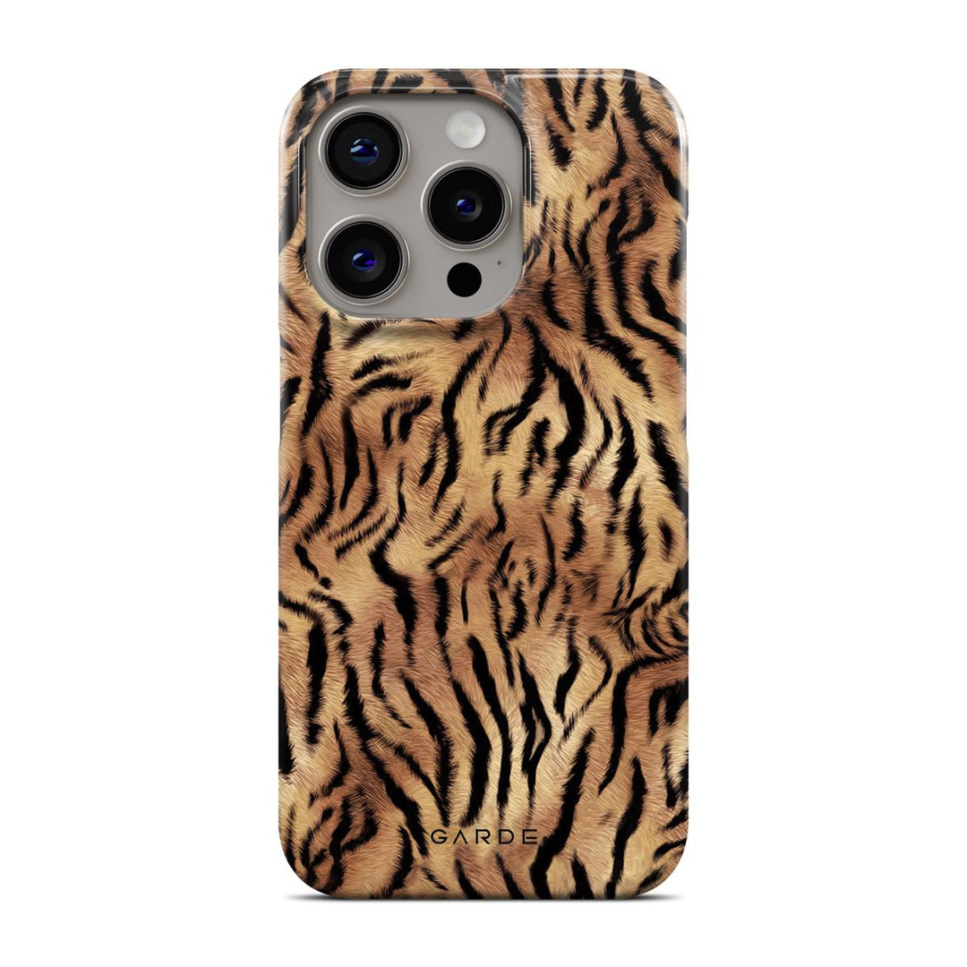 Tiger Fur iPhone 15 Pro Back Cover - Custom Printed Phone Case by Garde