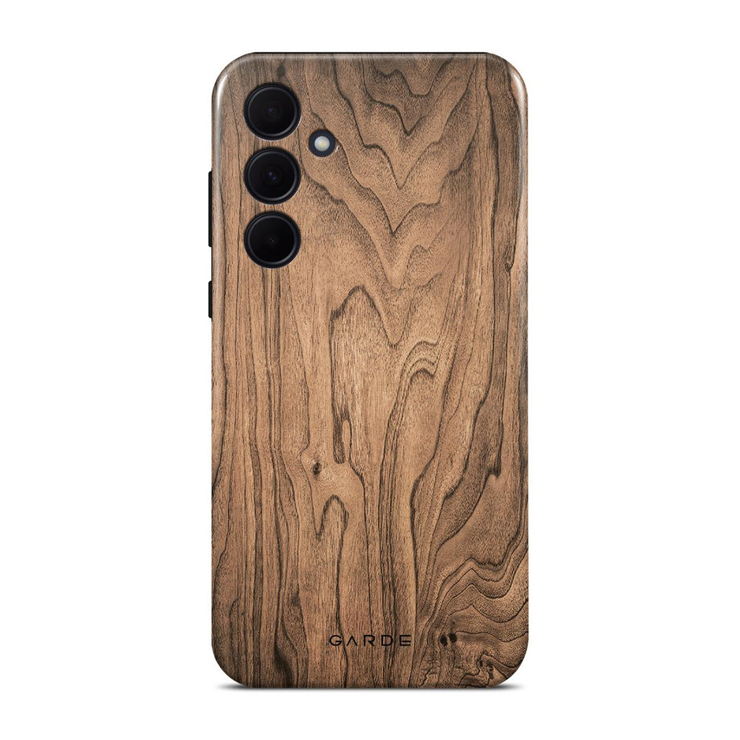Walnut Samsung A35 5G Back Cover - Custom Printed Phone Case by Garde