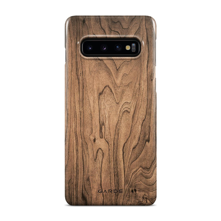 Walnut Samsung S10 Back Cover - Custom Printed Phone Case by Garde