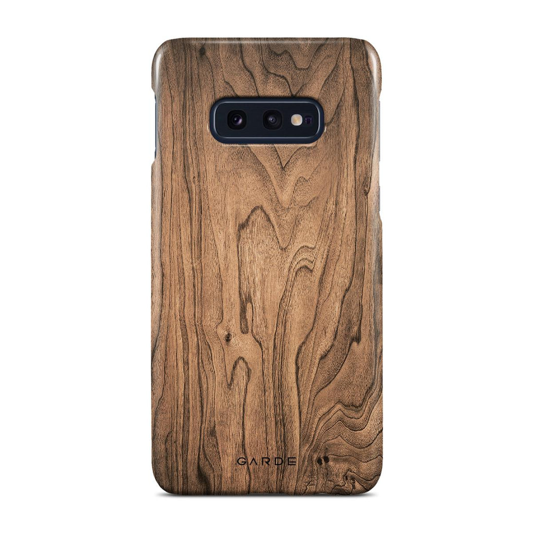 Walnut Samsung S10 E Back Cover - Custom Printed Phone Case by Garde
