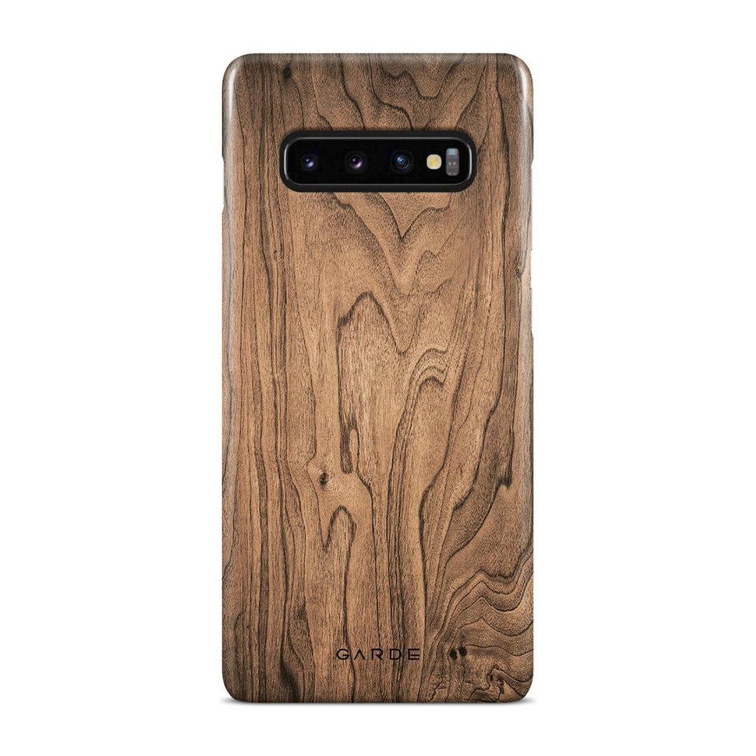 Walnut Samsung S10 Plus Back Cover - Custom Printed Phone Case by Garde