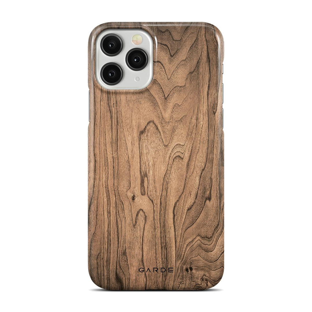 Walnut iPhone 11 Pro Back Cover - Custom Printed Phone Case by Garde
