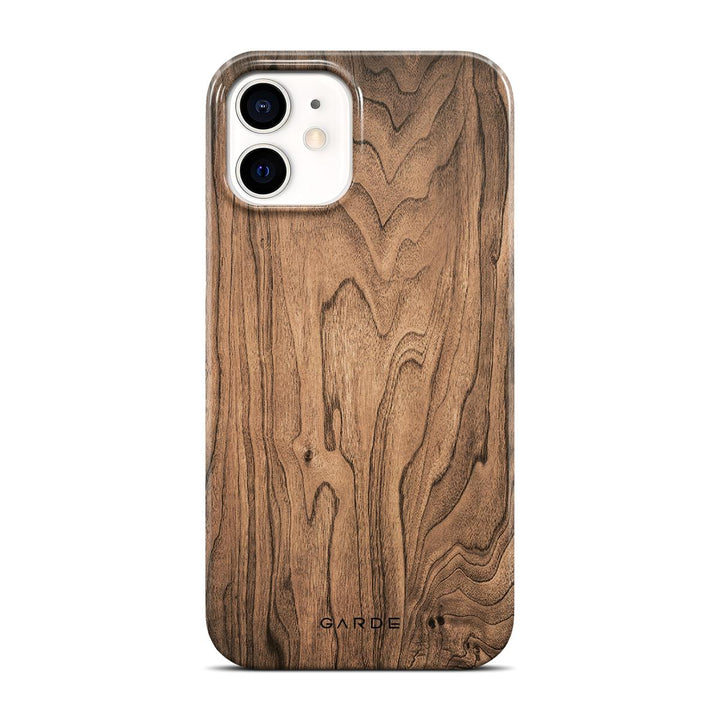 Walnut iPhone 12 Back Cover - Custom Printed Phone Case by Garde