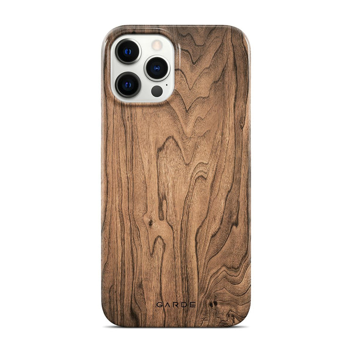 Walnut iPhone 12 Pro Max Back Cover - Custom Printed Phone Case by Garde