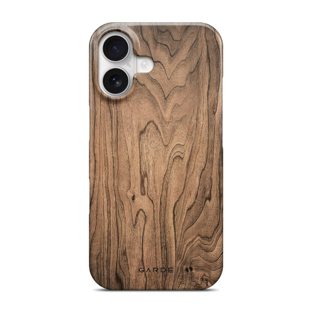 Walnut iPhone 16 Back Cover - Custom Printed Phone Case by Garde