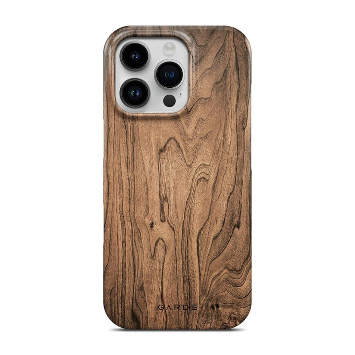 Walnut iPhone 16 Pro Back Cover - Custom Printed Phone Case by Garde