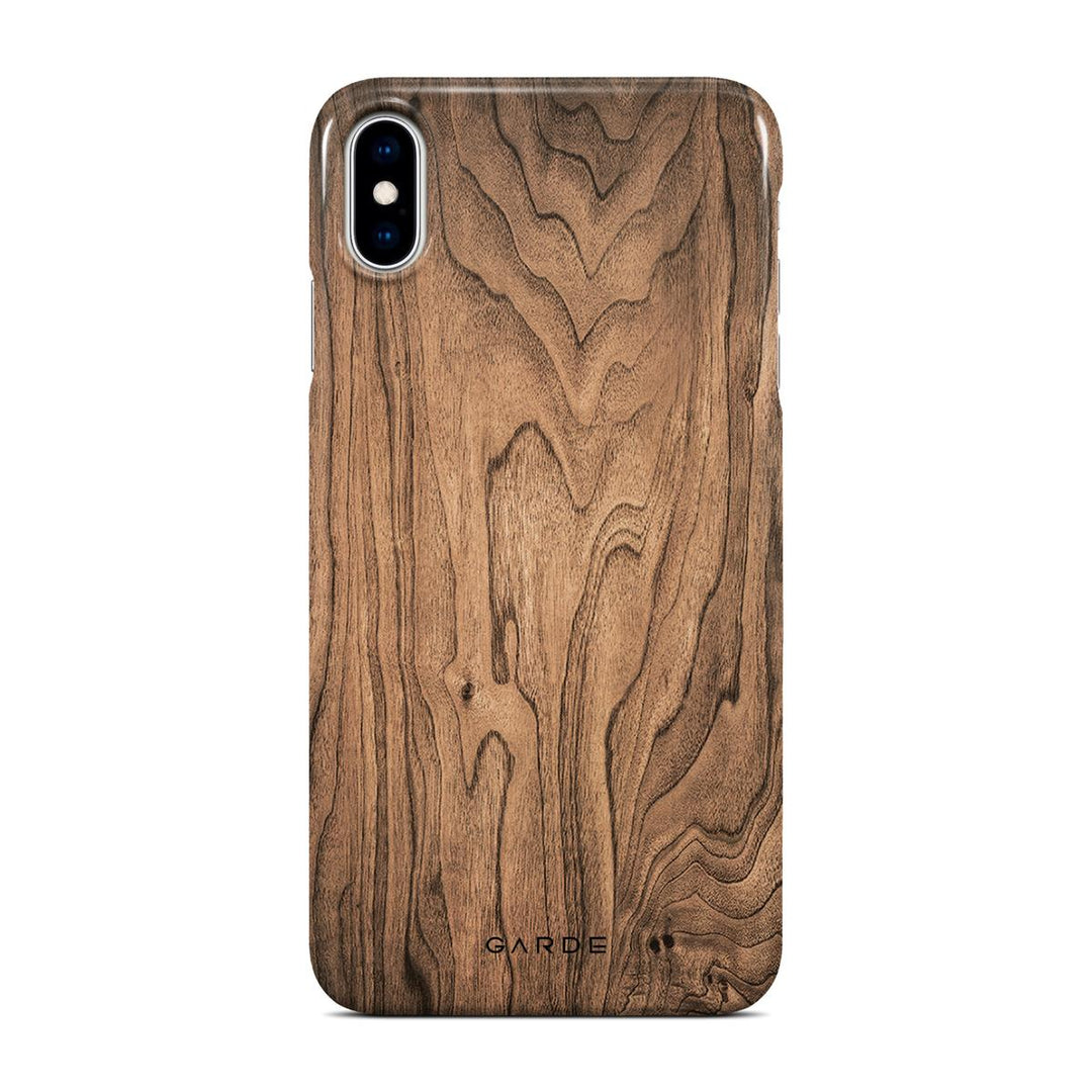 Walnut iPhone Xs Max Back Cover - Custom Printed Phone Case by Garde